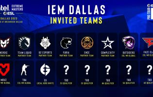 Tim undangan IEM Dallas telah diumumkan