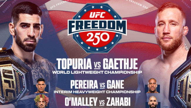 Ilia Topuria vs. Justin Gaethje dikonfirmasi menjadi headline acara Gedung Putih UFC pada hari ulang tahun Trump