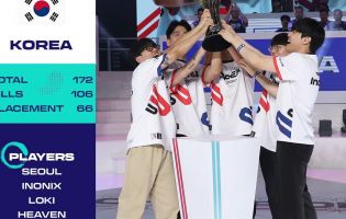 Korea Selatan adalah pemenang PUBG Nations Cup baru