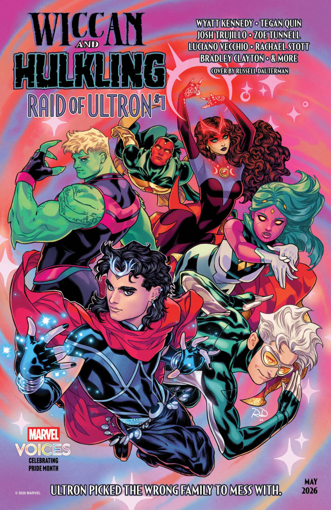 Untuk merayakan Bulan Kebanggaan yang akan datang, Marvel meluncurkan komik baru yang menampilkan Wiccan dan Hulkling