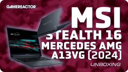 MSI Stealth 16 Mercedes-AMG Motorsport A13V (2024) - Membuka Kotak