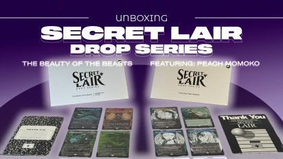Unboxing Magic: The Gathering - Secret Lair menjatuhkan Beauty of the Beast & Menampilkan: Peach Momoko